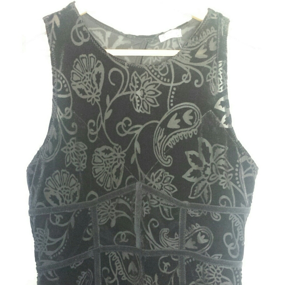 Free People Black Burnout Babe Bodycon Dre… - Picture 3 of 7